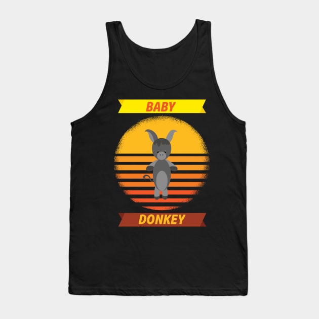 Baby Donkey Tank Top by Imutobi